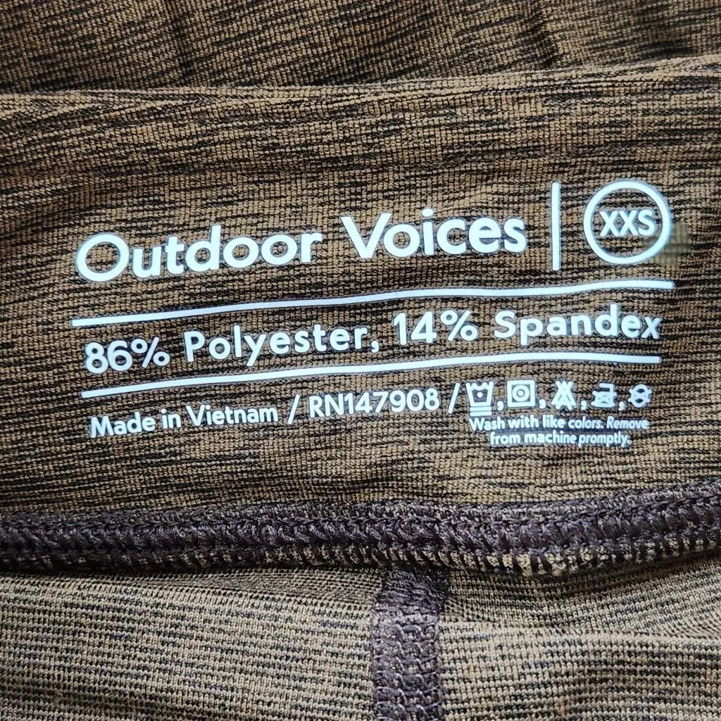 Outdoor Voices Dark Brown Athletic Skort NWT Size XXS Brown Athletic Mini Skirt - Image 7