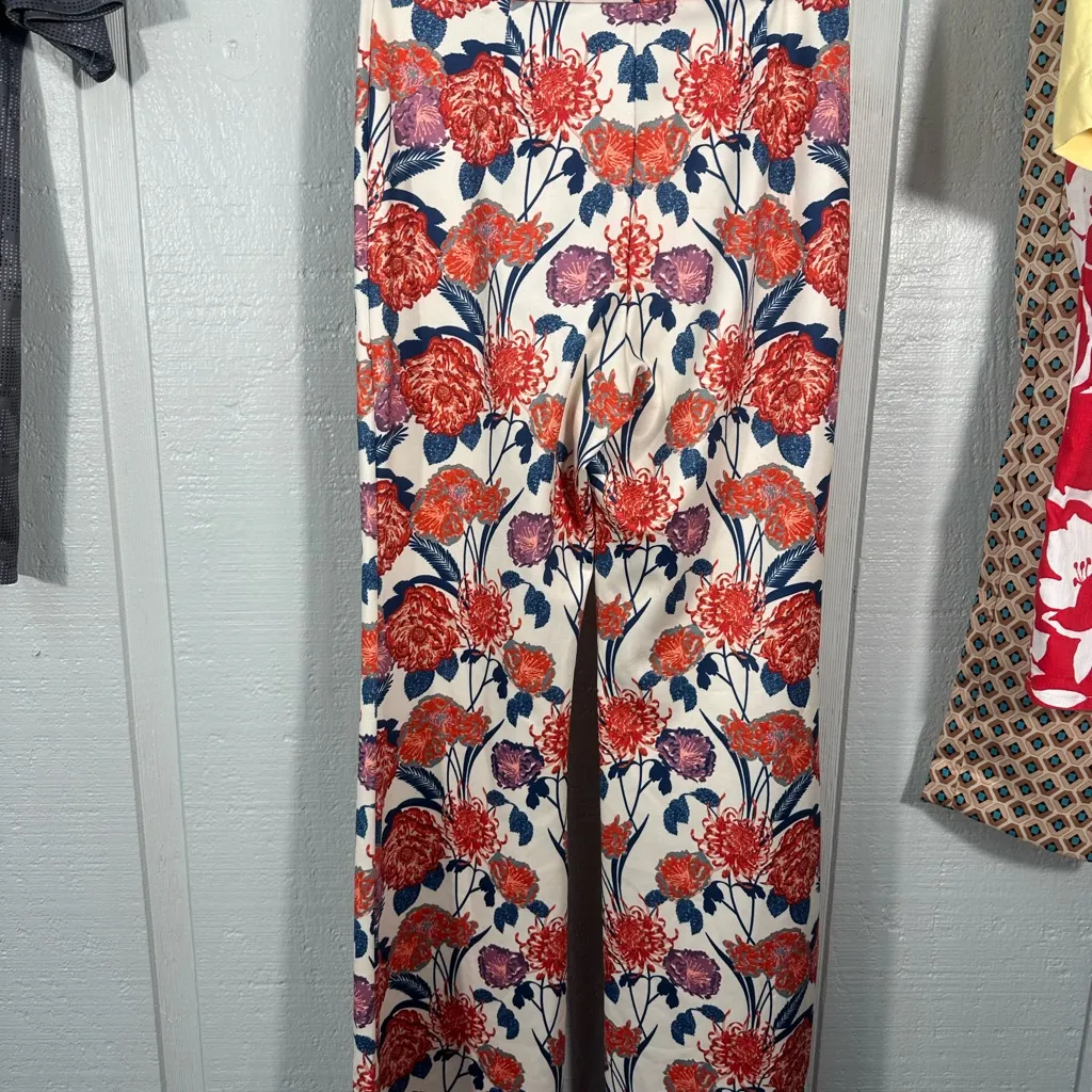 Jealous Tomato Floral Boot Cut Flare Leg Pants Size Small EUC - Image 6