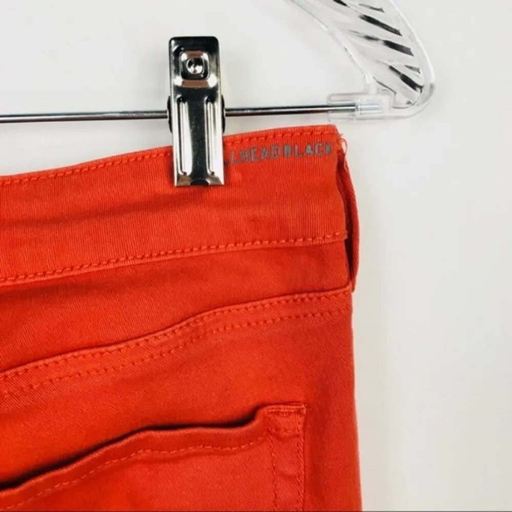 Bullhead Pac Sun Skinny Coral Denim Legging Jeans Sz 3 - Image 7