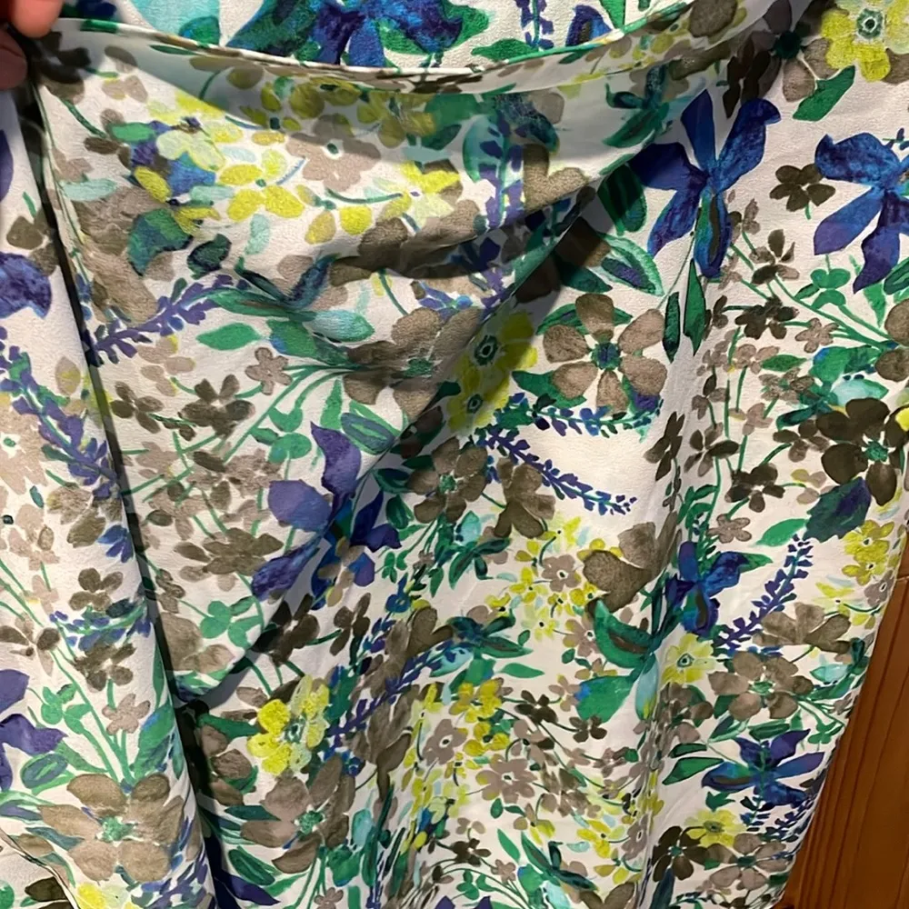 LIZ CLAIBORNE CAREER PETITE Floral Design Tank Blouse Size Petite Large (PL) - Image 4