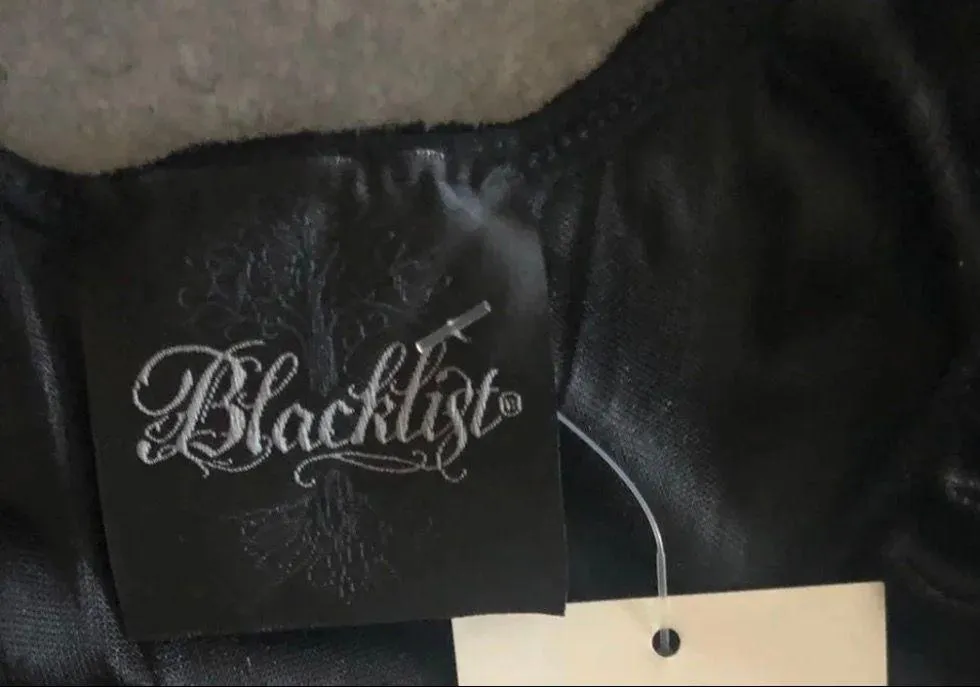 Velvet Fringe black crop top. Size S.  - Image 5