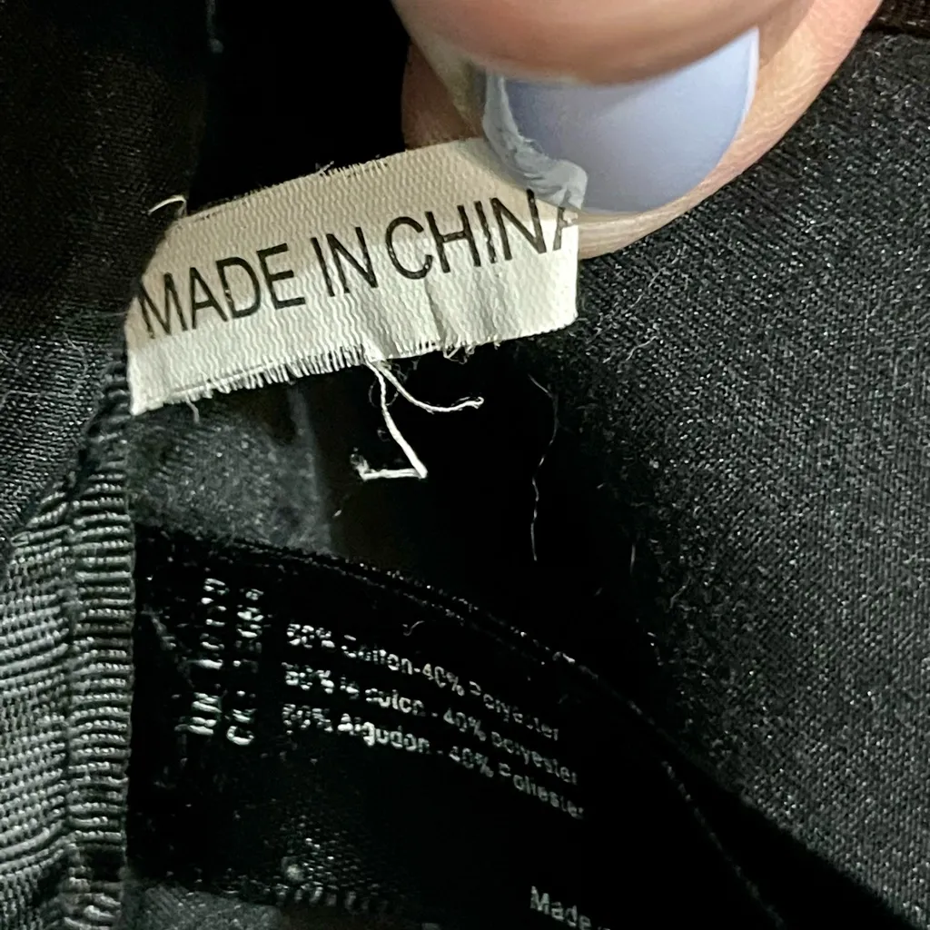 Urban Outfitters Yin & Yang Backpack Light Washed Distressed Denim Zip Unisex - Image 6