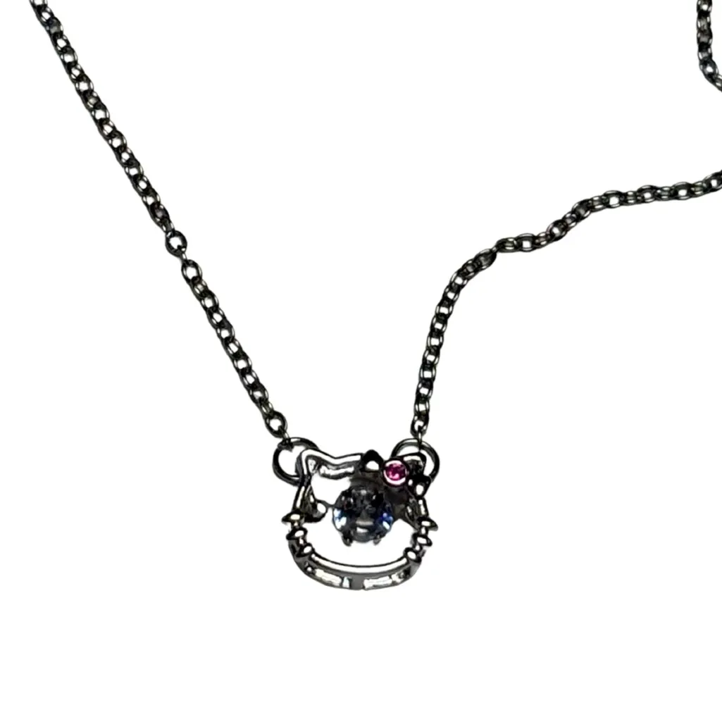 Hello Kitty Pink and Silver Jewelry Set - Image 6