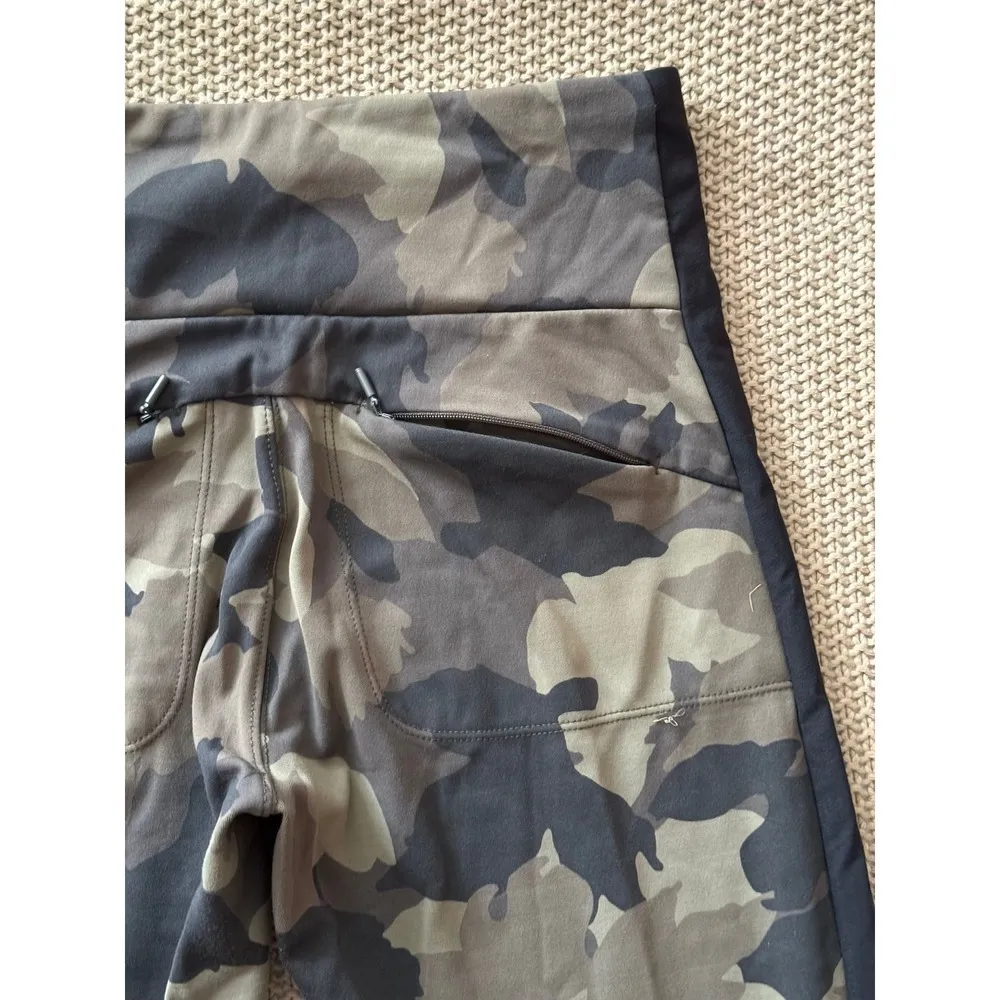 Athleta Essex Hybrid Camo Print Leggings High Rise Athletic Training Pants Small - Image 6