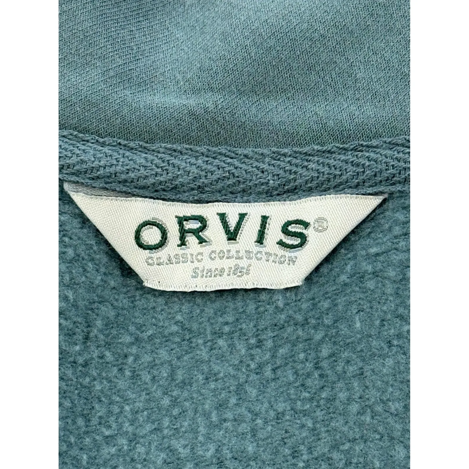 Orvis Classic Collection V Neck Pullover Sweatshirt‎ Comfy Lounge Casual xl - Image 7