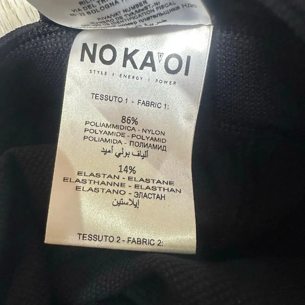 No Ka'Oi Laiki Black One Piece Jumpsuit Yoga Activewear NEW Size XS - Image 11