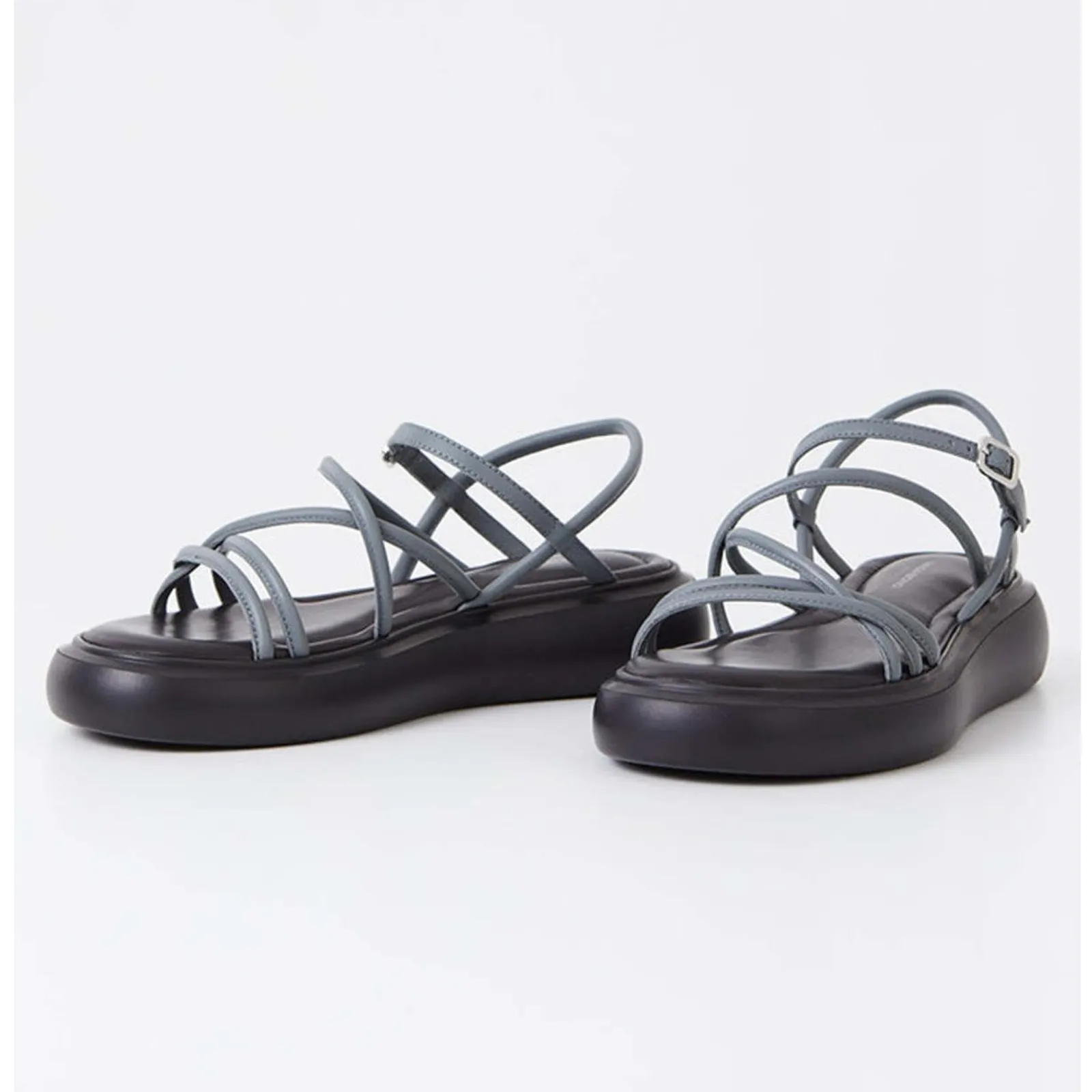 Vagabond Shoemakers Blenda Strappy Sandal in Ash Blue - Image 3