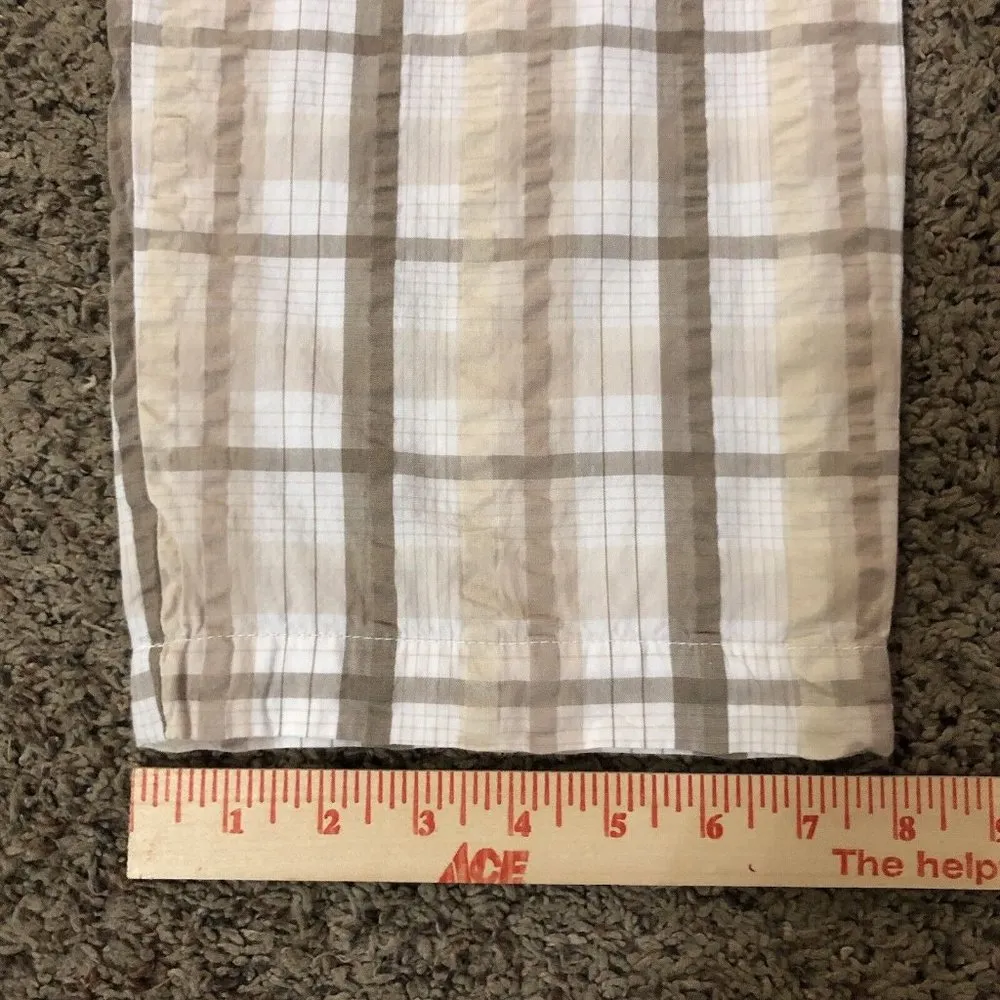 Chadwicks Pants Womens S Used Brown Plaid - Image 11