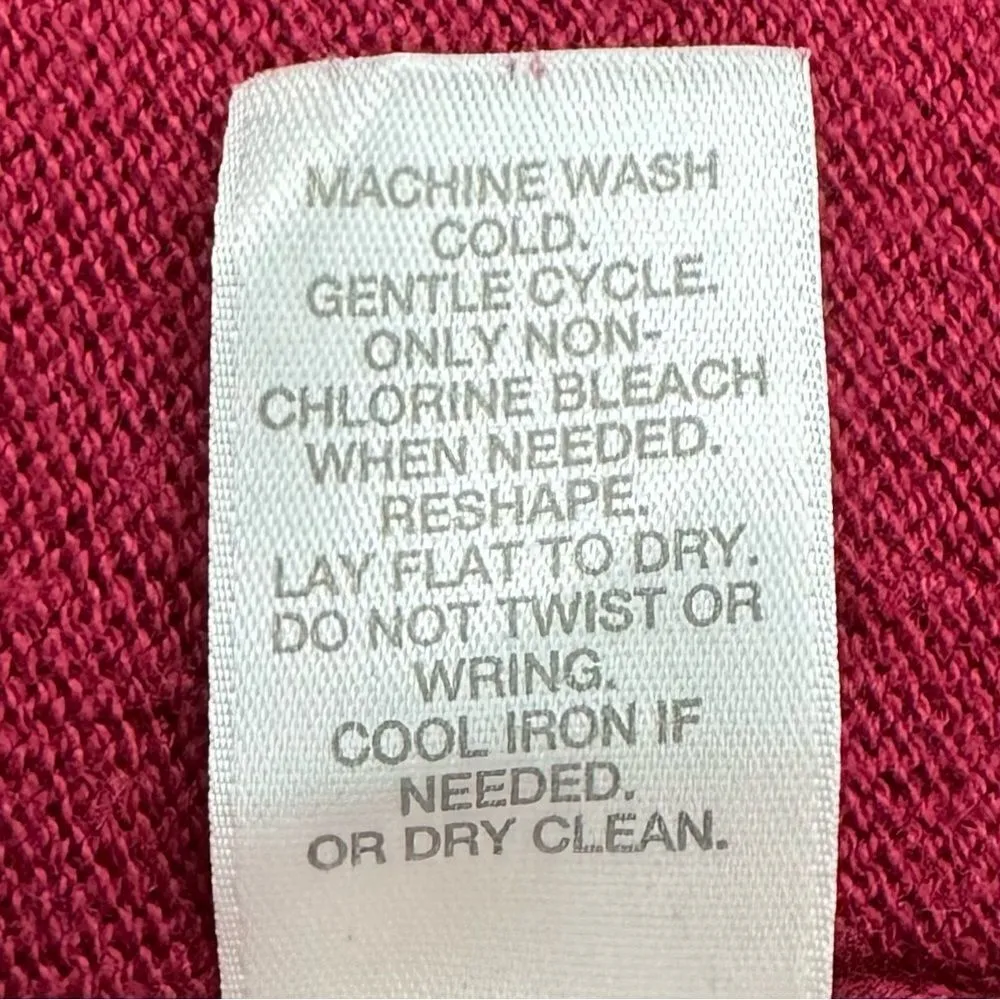 J. Jill Red Crewneck Long Sleeves Women’s Pullover Sweater - Image 11