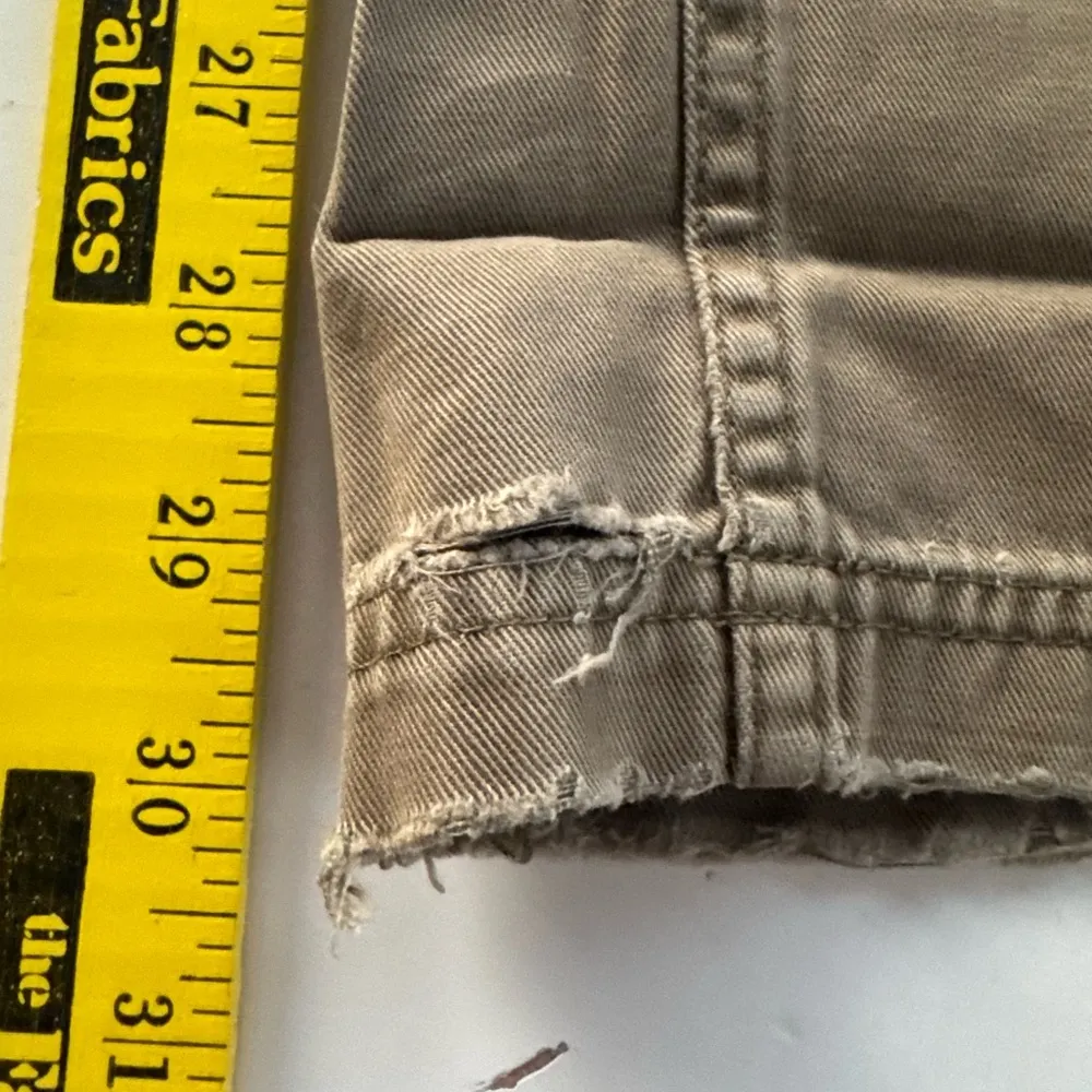 Vintage Old Navy Olive Green Cotton Utility Khaki Pants Size 6 - Image 11