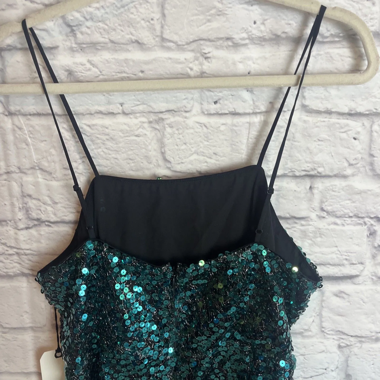 Leith Women’s NWT Y2K Sequin Slip Homecoming  Cocktail Party Dress Size Large - Image 6