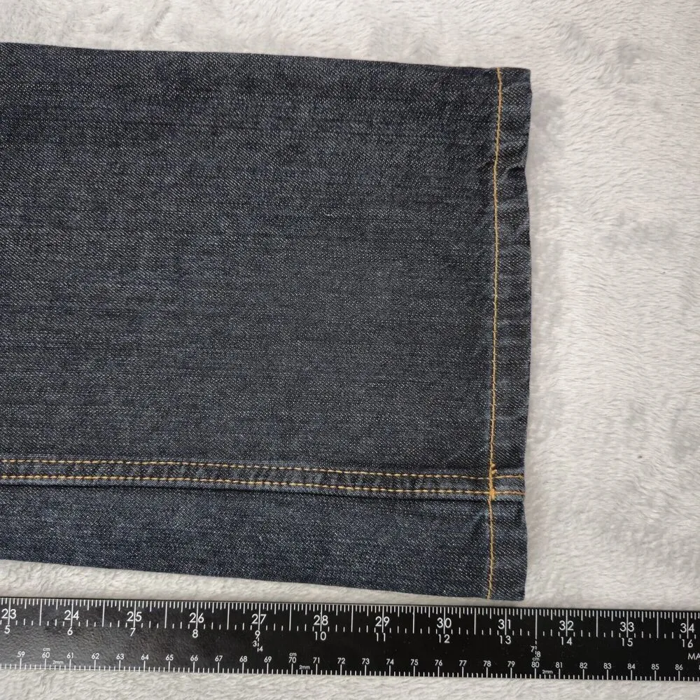 Tex By Max Azria Jeans Womens 2 Bootcut Dark Wash Blue Denim Low Rise 29x31 - Image 8