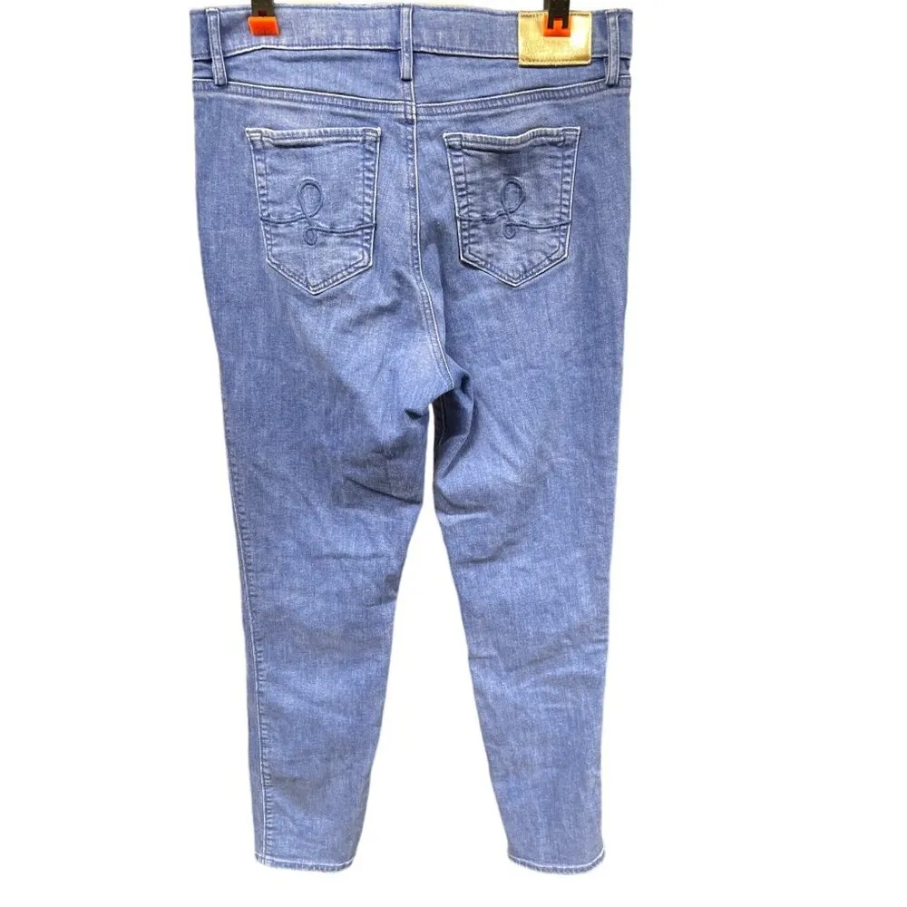 Lilly Pulitzer Women's Blue Pants/Jeans/Skinny Size 8 SKU 1767 - Image 2