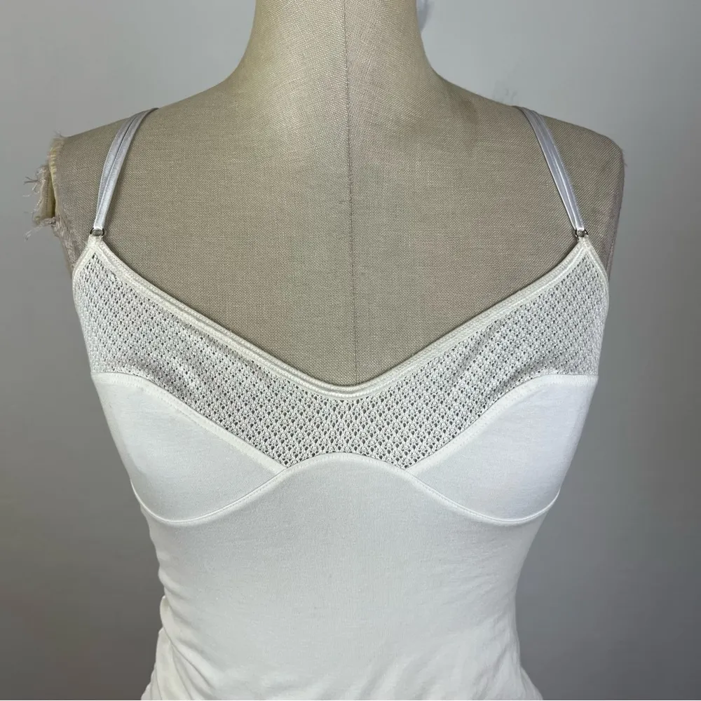 Hanro White V Neck Camisole - Image 3