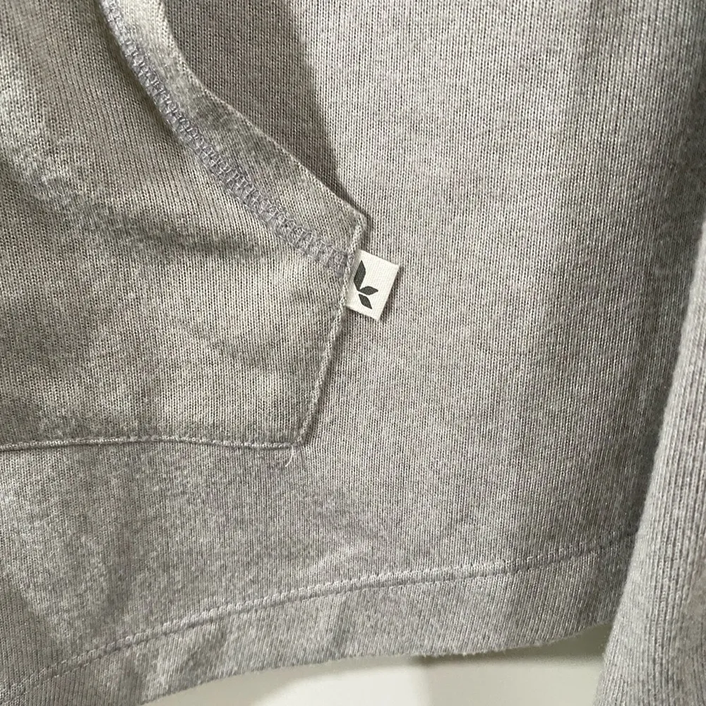 Koolaburra by UGG Brushed Sweater Knit Hoodie in Light Gray Size Small - Image 6