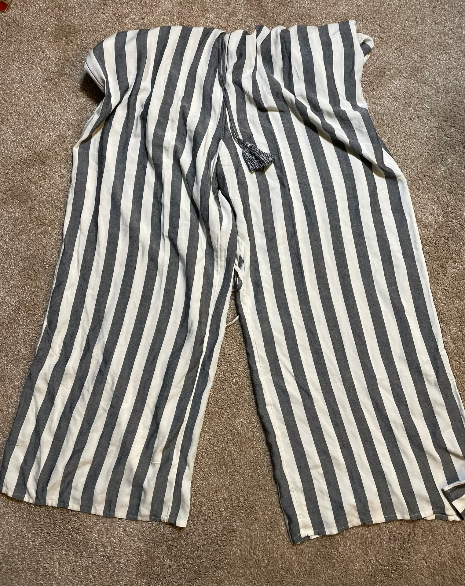 AE Striped Strappy Wide Leg Jumpsuit - Image 10