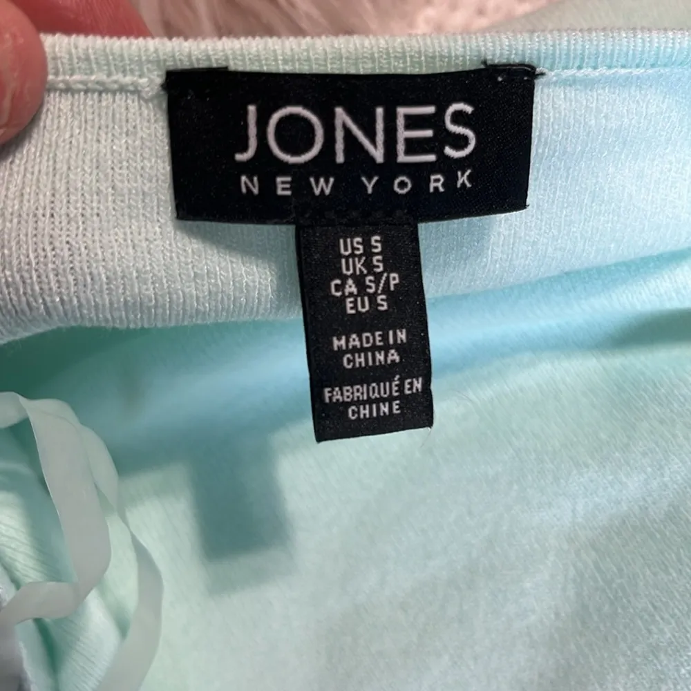 Mint Green Sweater  Cardigan Open Womens Small - Image 6