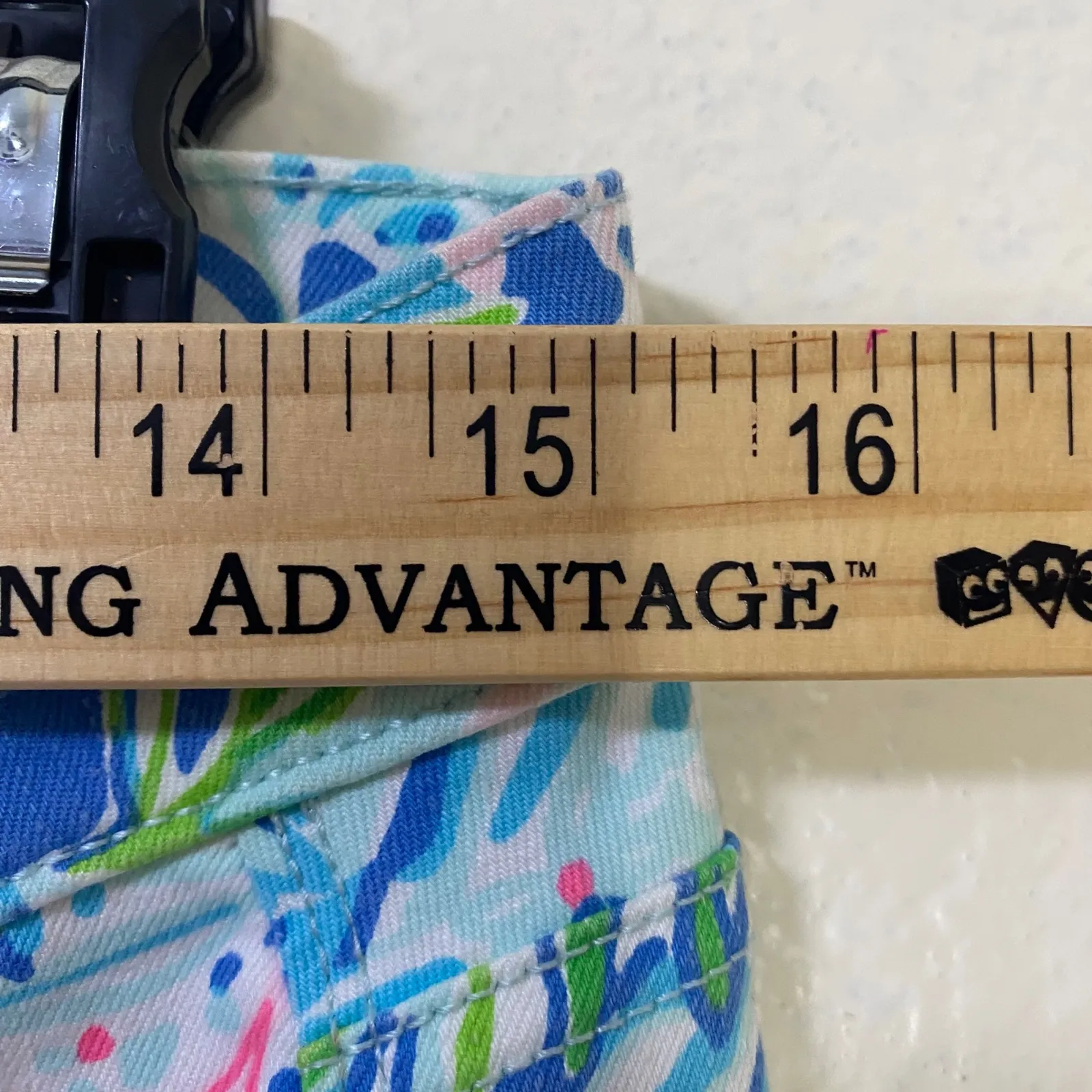 Lilly Pulitzer South Ocean Skinny Jeans Coastal Blue Lion Around Size 8 - Image 7