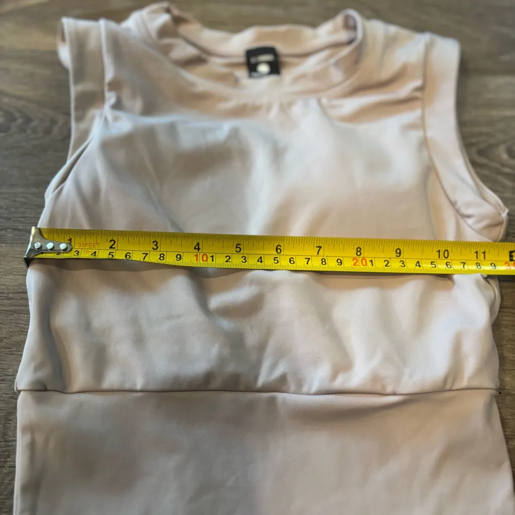 Electric Yoga Cropped Athletic Top Built-In Padding Stretch Activewear XS - Image 5