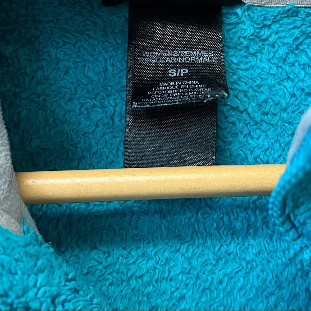 The North Face turquoise fleece osito jacket - Image 3