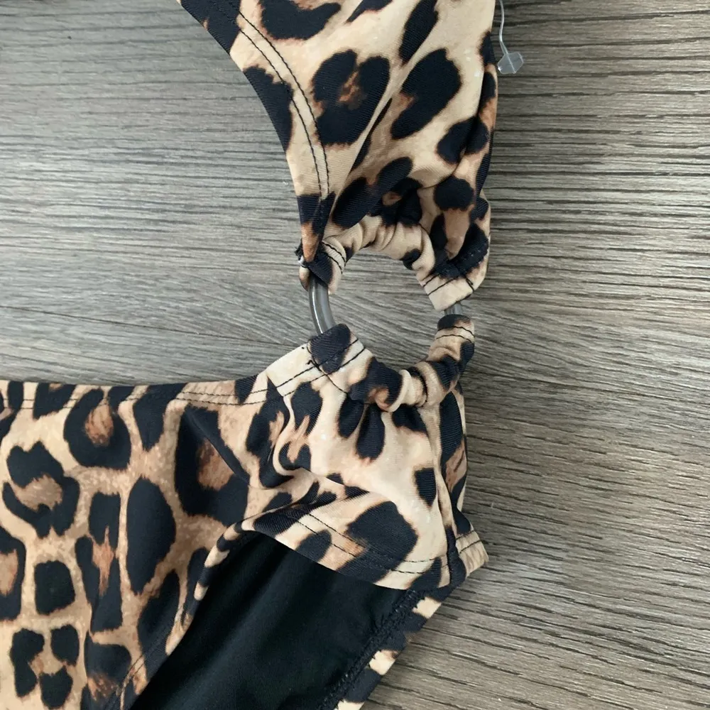 Good American Always Fits Cutout Monokini Swimsuit - Size 3XL/6 - Leopard - NWOT - Image 8