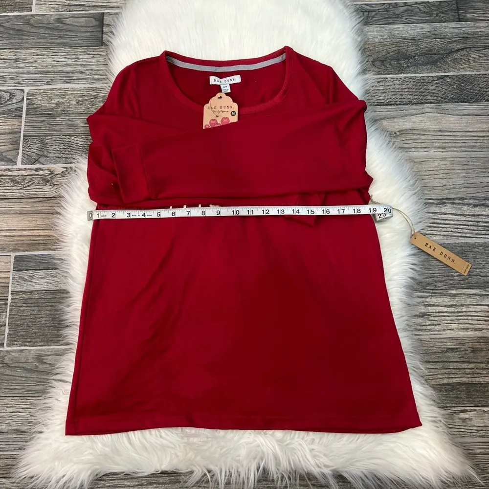 NWT Rae Dunn Merry Graphic Top - Image 4