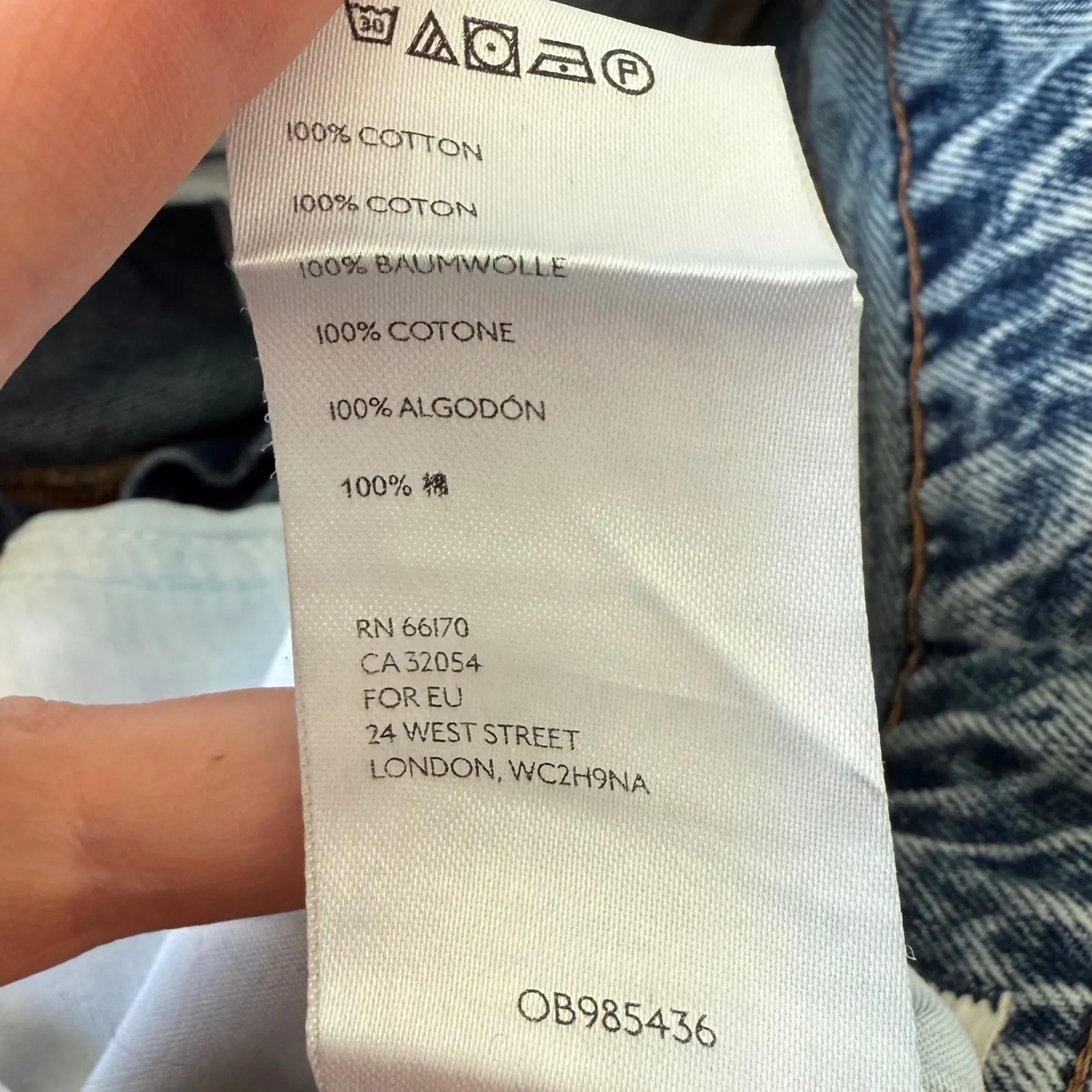 Free People We The Free My Own Lane Straight Jeans Acid Wash Distressed‎ Size 25 - Image 9