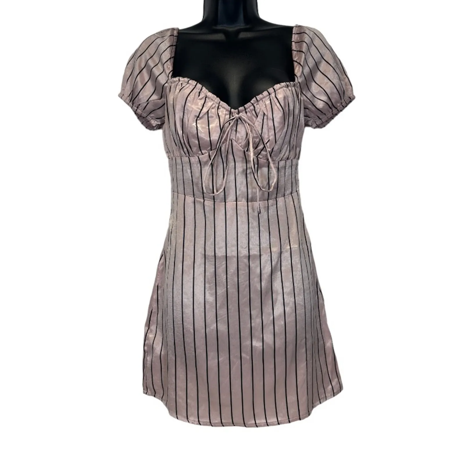 Urban Outfitters Lioness On The Line Off-The-Shoulder Mini‎ Dress Size XS - Image 3