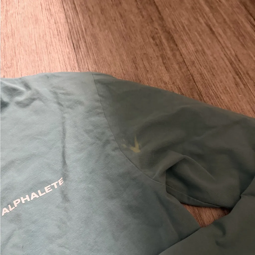 Alphalete Lifestyle Fit Teal Top - Image 3