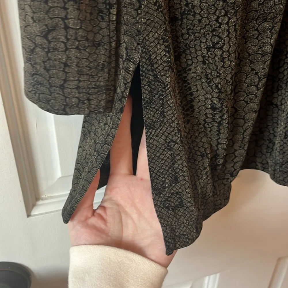 Vintage Carole Little Alligator Animal Print Button Down Shirt Blouse - Image 5