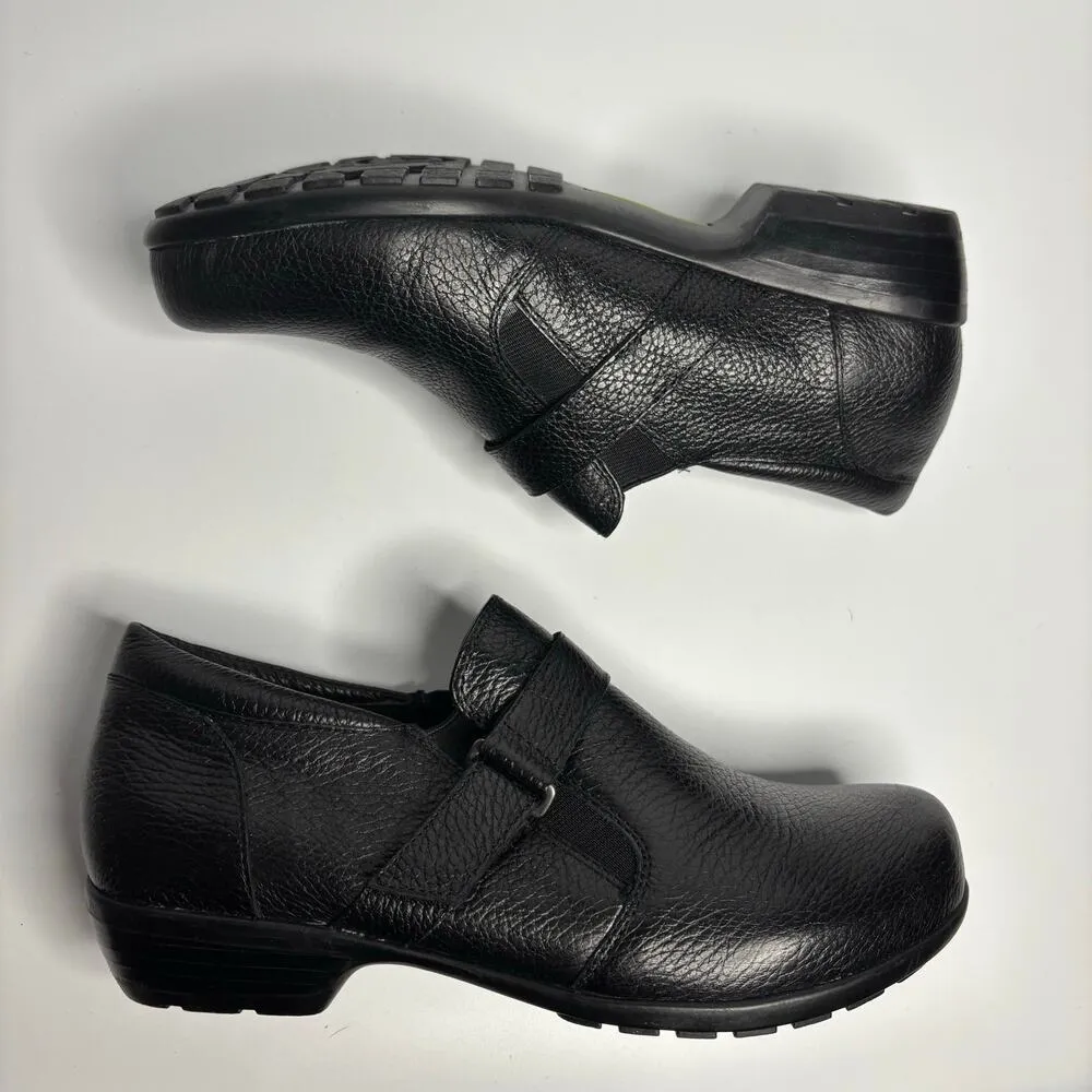 Walking Cradles Eliot Slips Ons in Black Tumbled Leather (Wide) Size 7 - Image 5