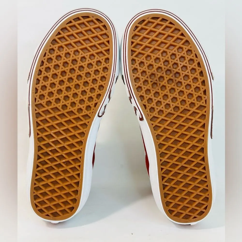 NEW Vans Sk8 Hi Flame White Tawny Port size 7.5 - Image 8