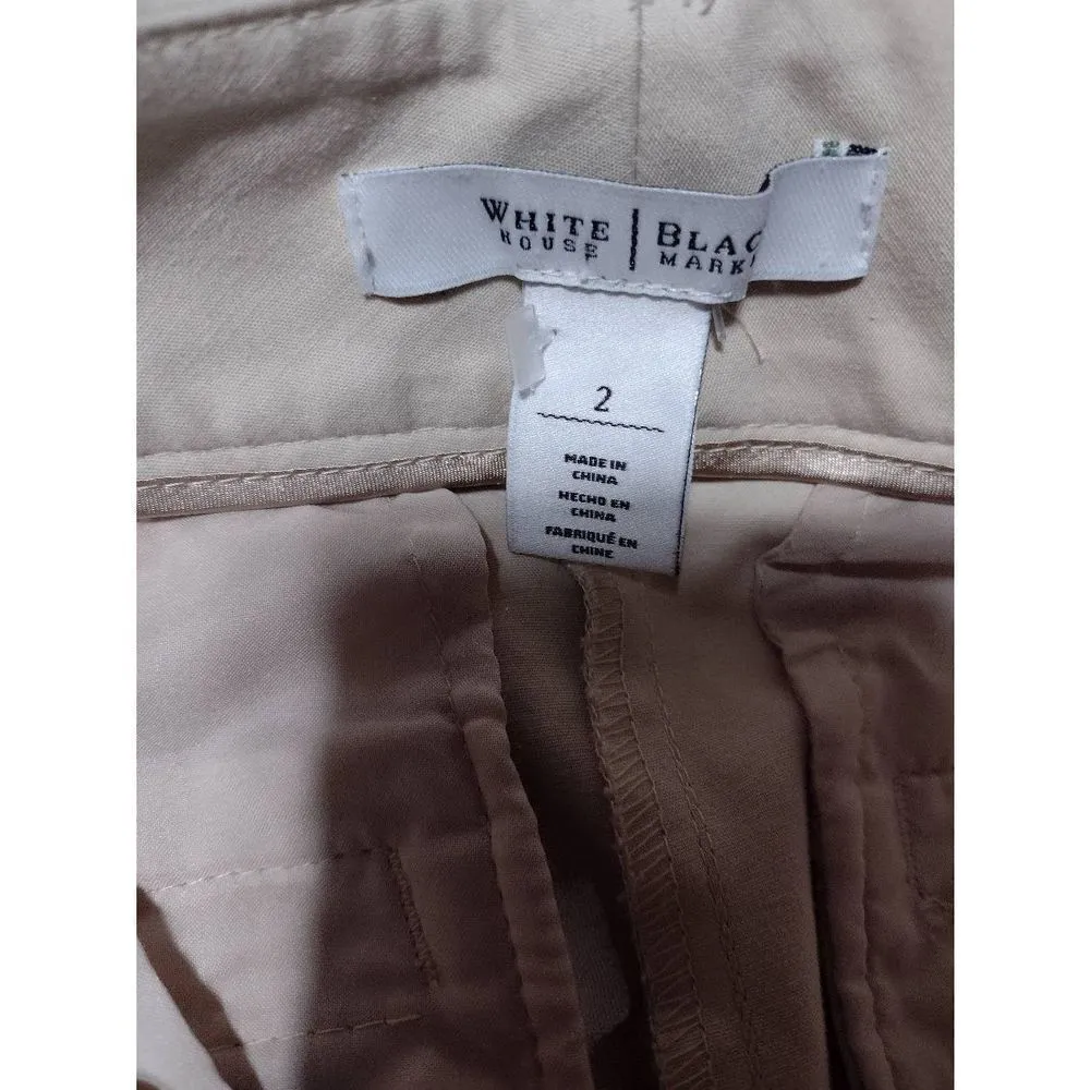 WHBM White House Black Market Size 2 Tan Dress Pants - Image 3