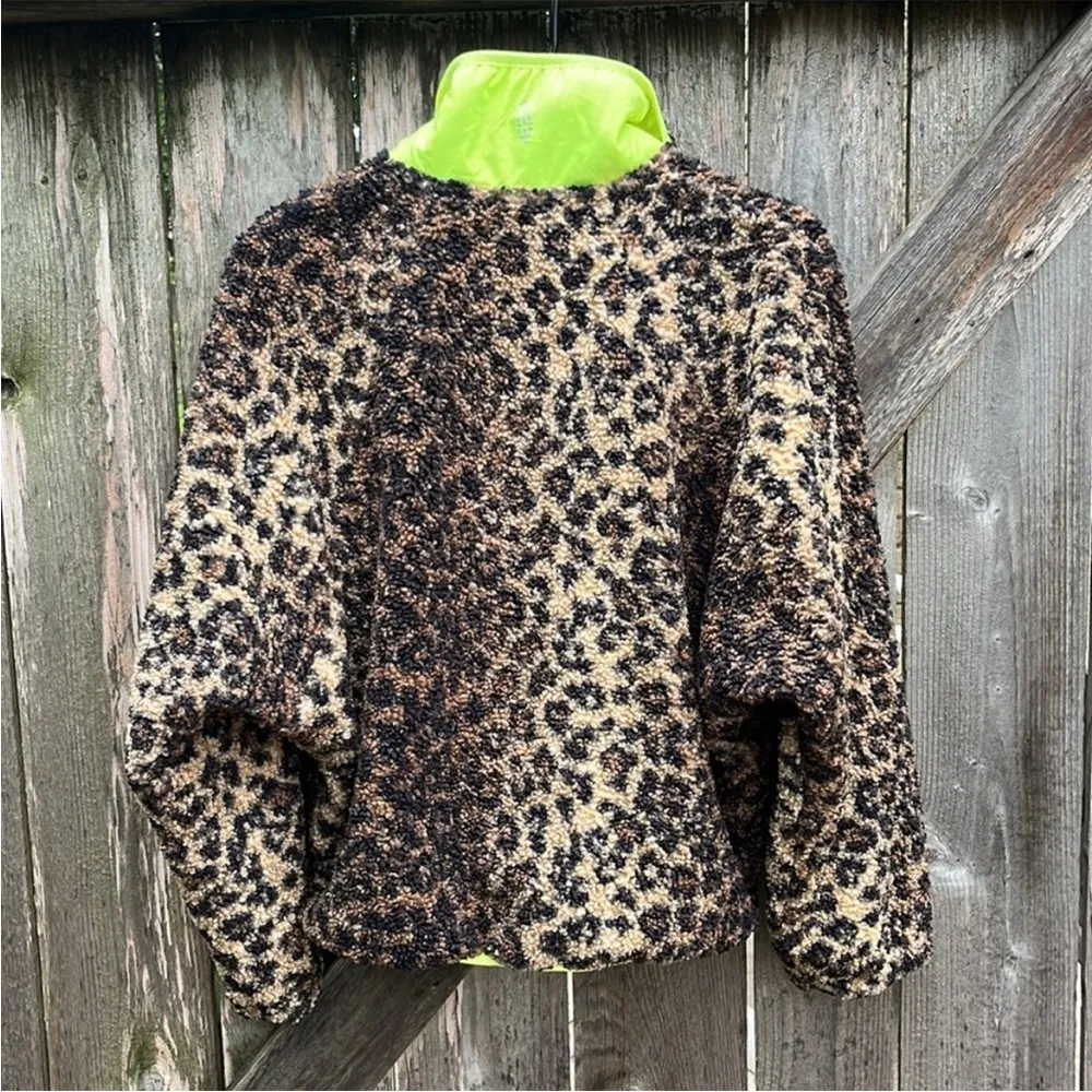 Free People EUC  Movement Queen of the Jungle Jacket Oversized Small - Image 5