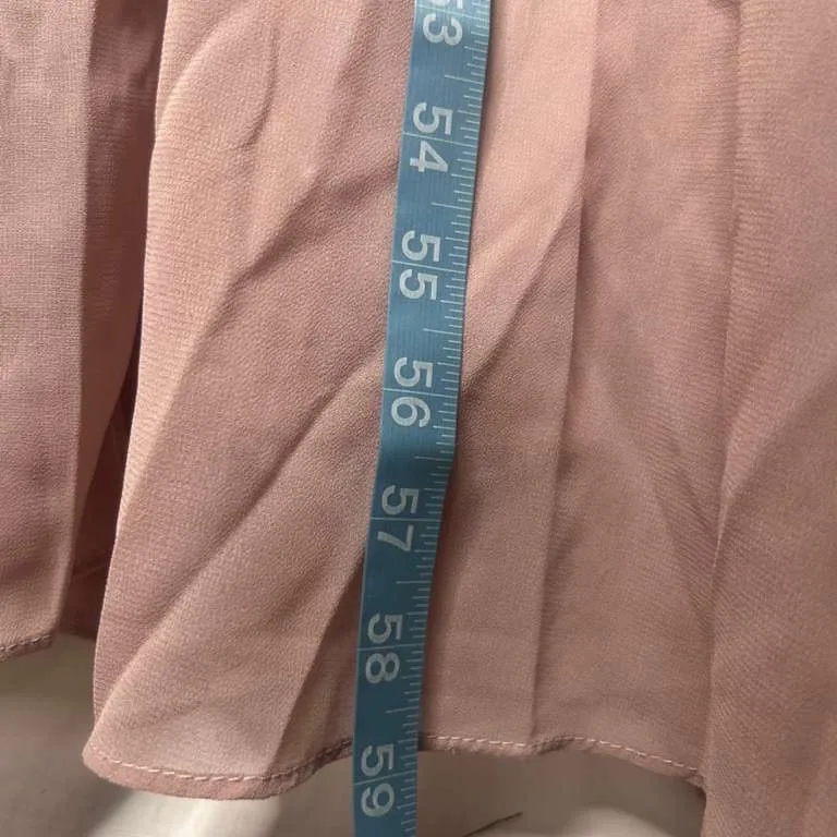 Lulus Mauve Blush Maxi Dress Crisscross Back XS NWT (E9) - Image 8