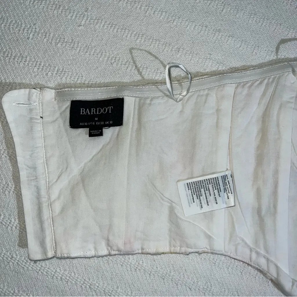 Bardot Lila Corset Bustier Top Womens Size Small Floral Coquette Feminine - Image 8