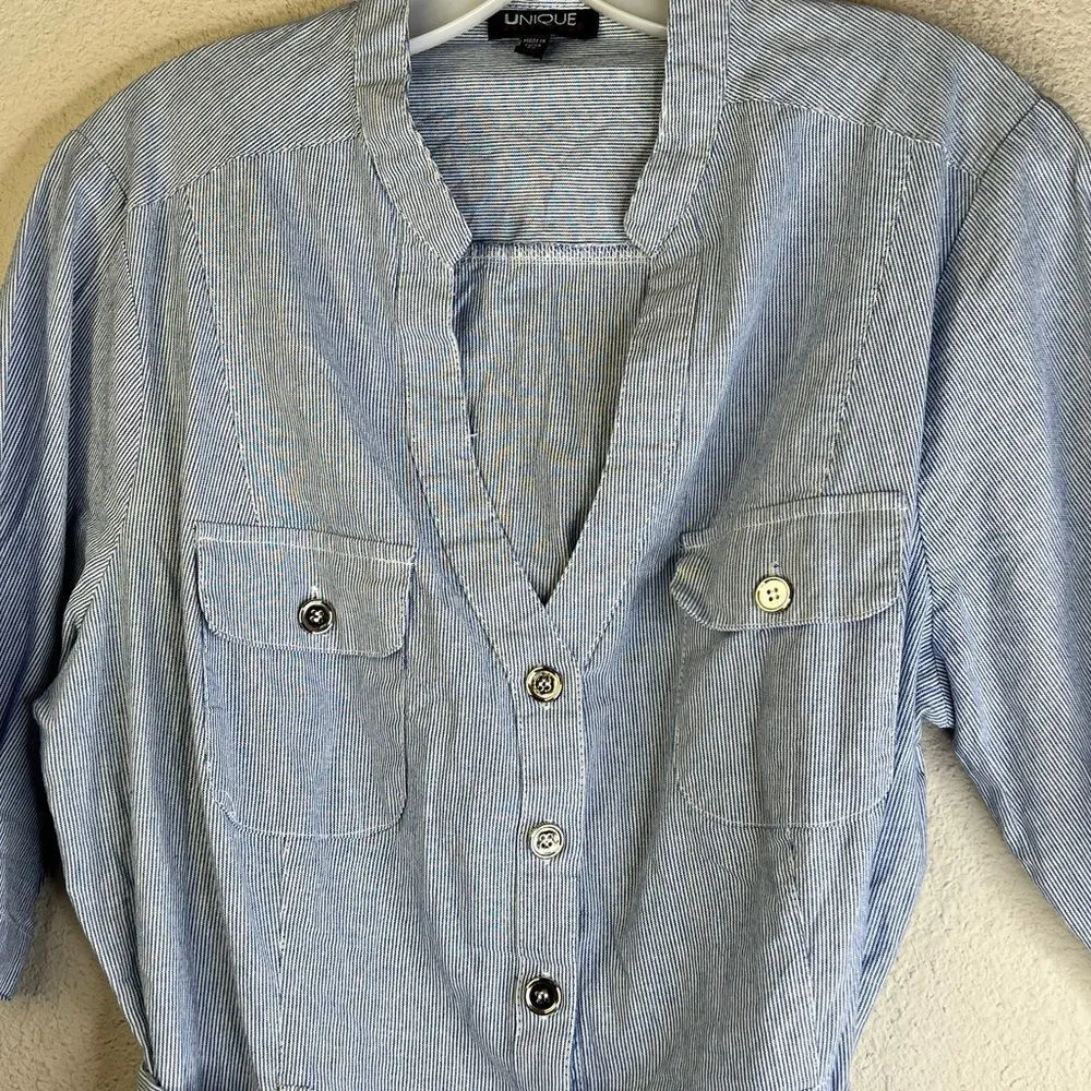 Unique Spectrum Belted Top - Image 4