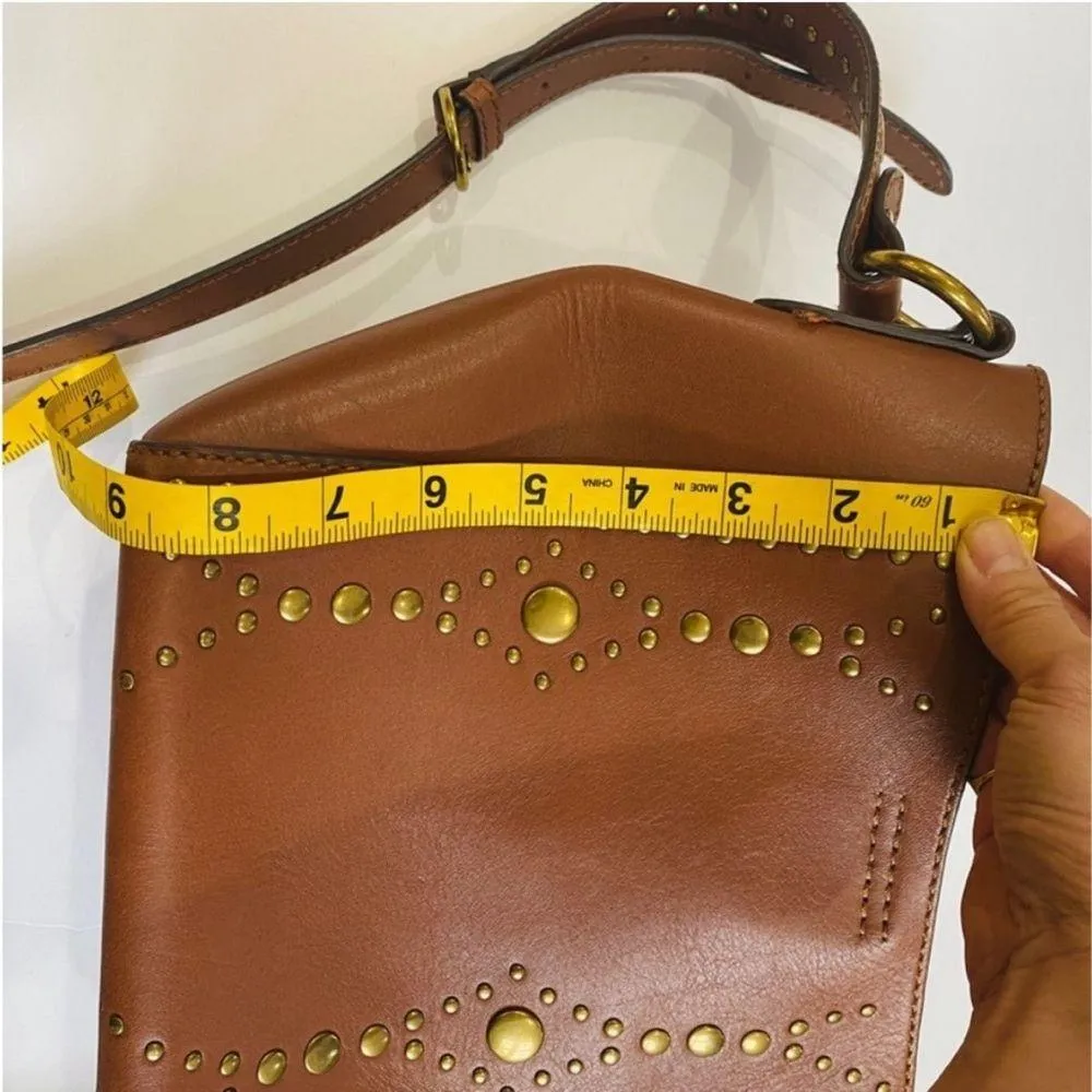 Frye studded leather crossbody bag NEW - Image 7