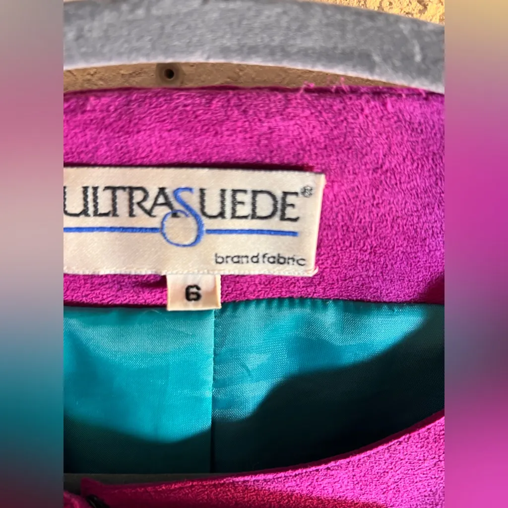 Vintage Ultra Suede brand Two - Image 4