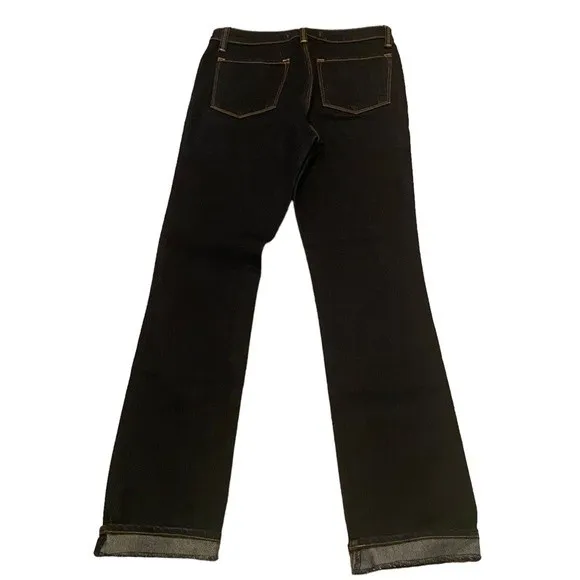 J Brand‎ Womens 27 Cuffed Hem Jean Dark Wash New - Image 7