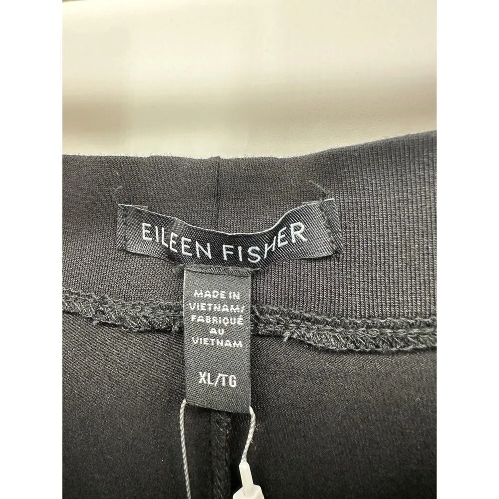 Eileen Fisher Pants Women XL NWT Black Slouch Ankle Pant Pull on Stretch Comfort - Image 5