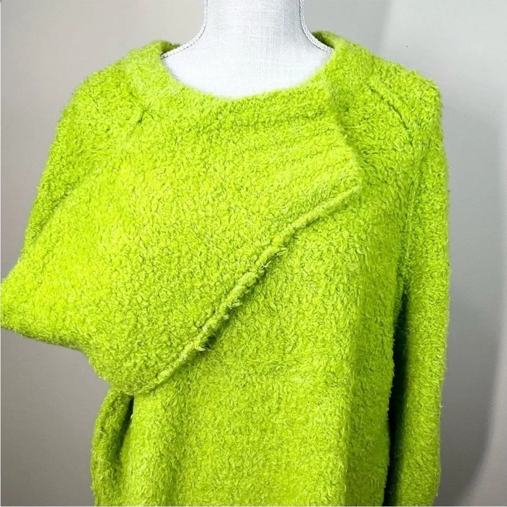 NWOT Free People Teddy Sweater Tunic Green xs - Image 9