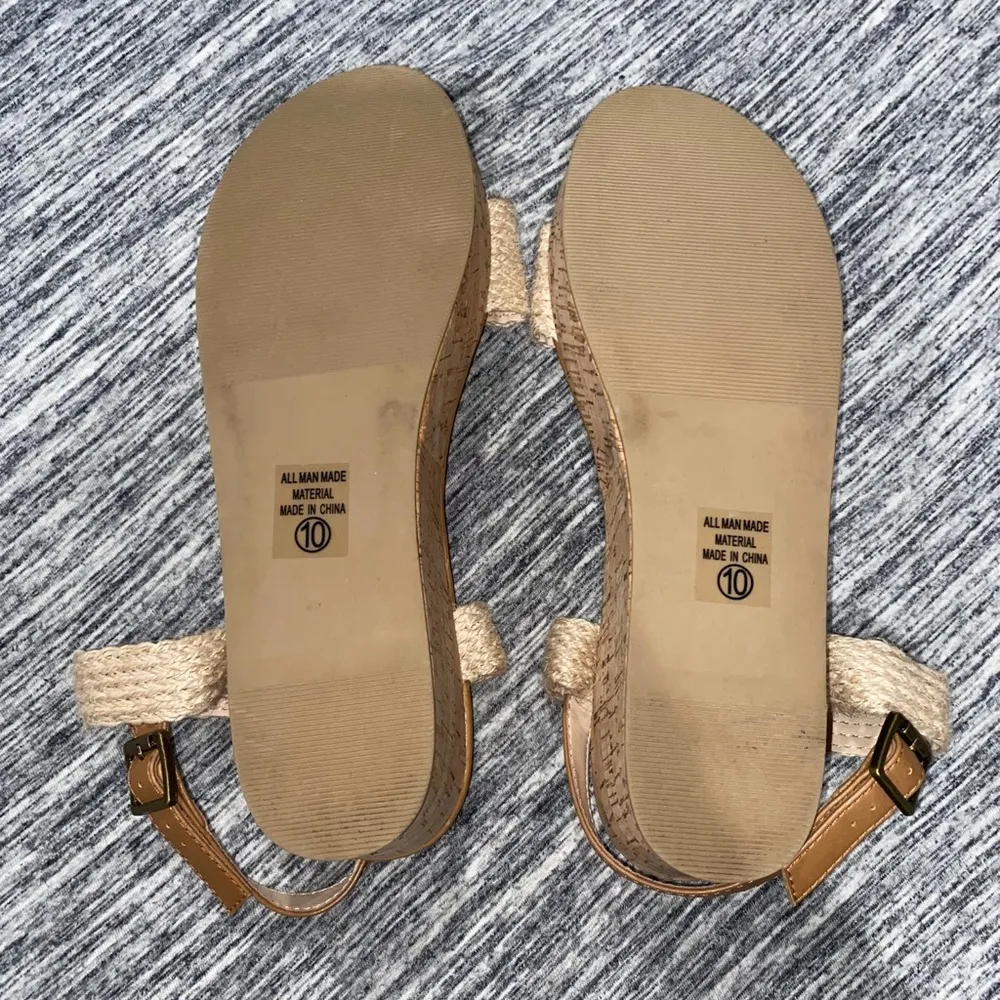 Charlotte Russe Cork Bottom Sandals - Image 4