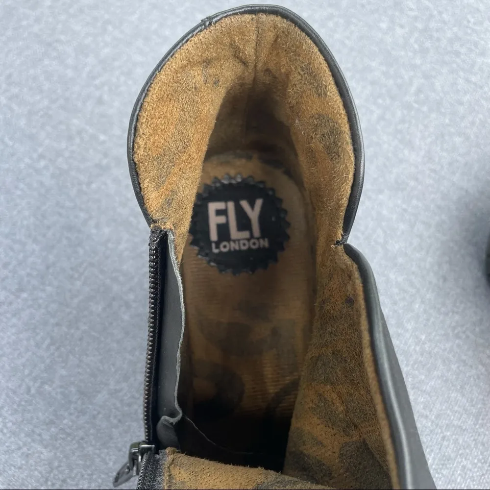 Fly London Yip Wedge Booties Size 37 - Image 15