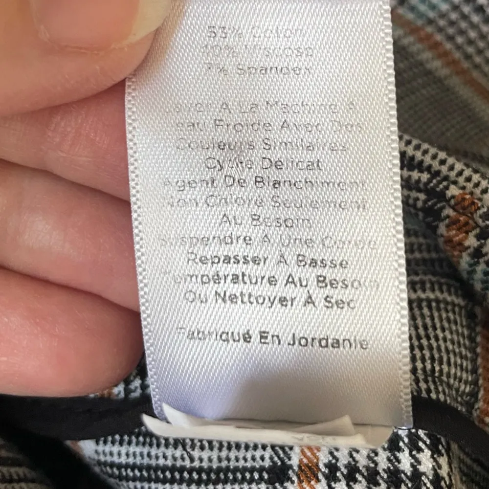 Talbots Chatham Button Hem Ankle MacIntosh Plaid Straight Leg Officecore Pants - Image 13