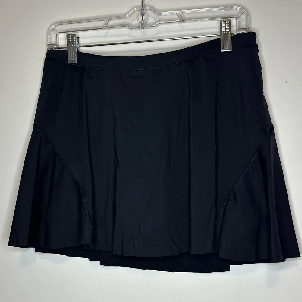 Athleta High Rise Match Point Skirt Skort Black Tennis Sport Size S - Image 4