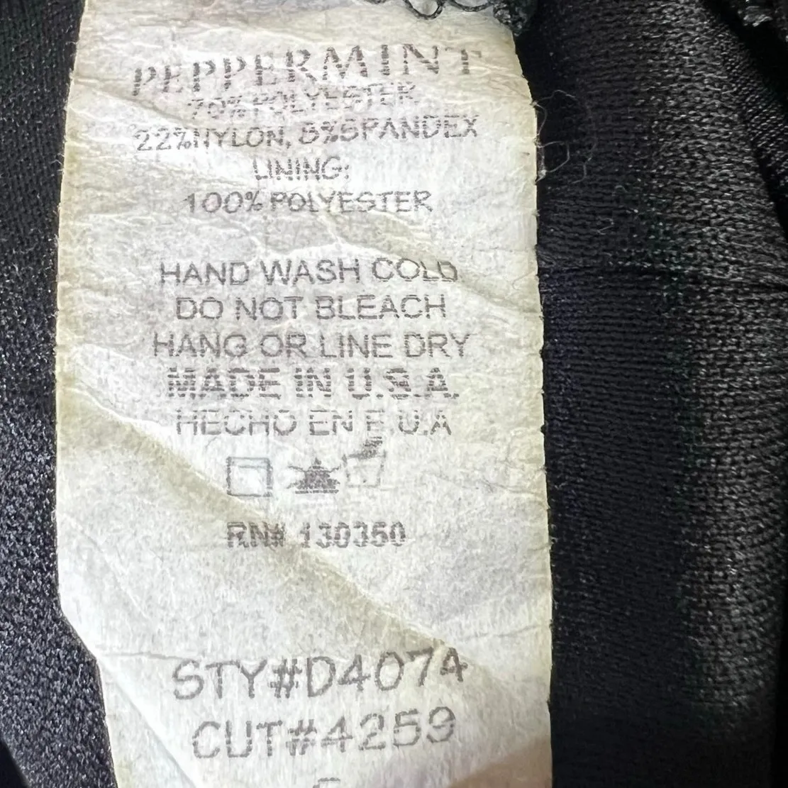 Anna Grace Velvet Geometric Fit & Flare Dress Womens S Black Gothic Whimsygoth - Image 6