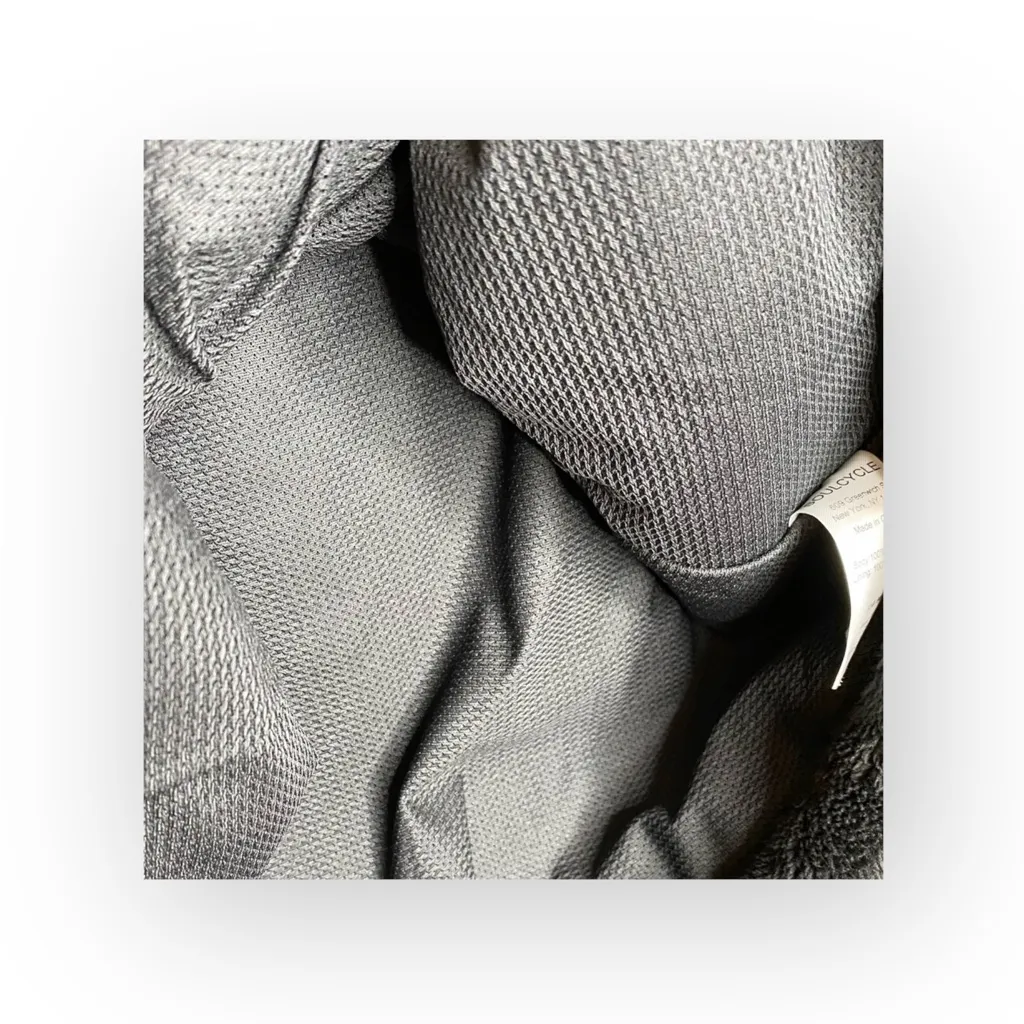 new SoulCycle ☻ Faux Shearling Reversible Mesh Skull Embroidered Pullover Hoodie - Image 10