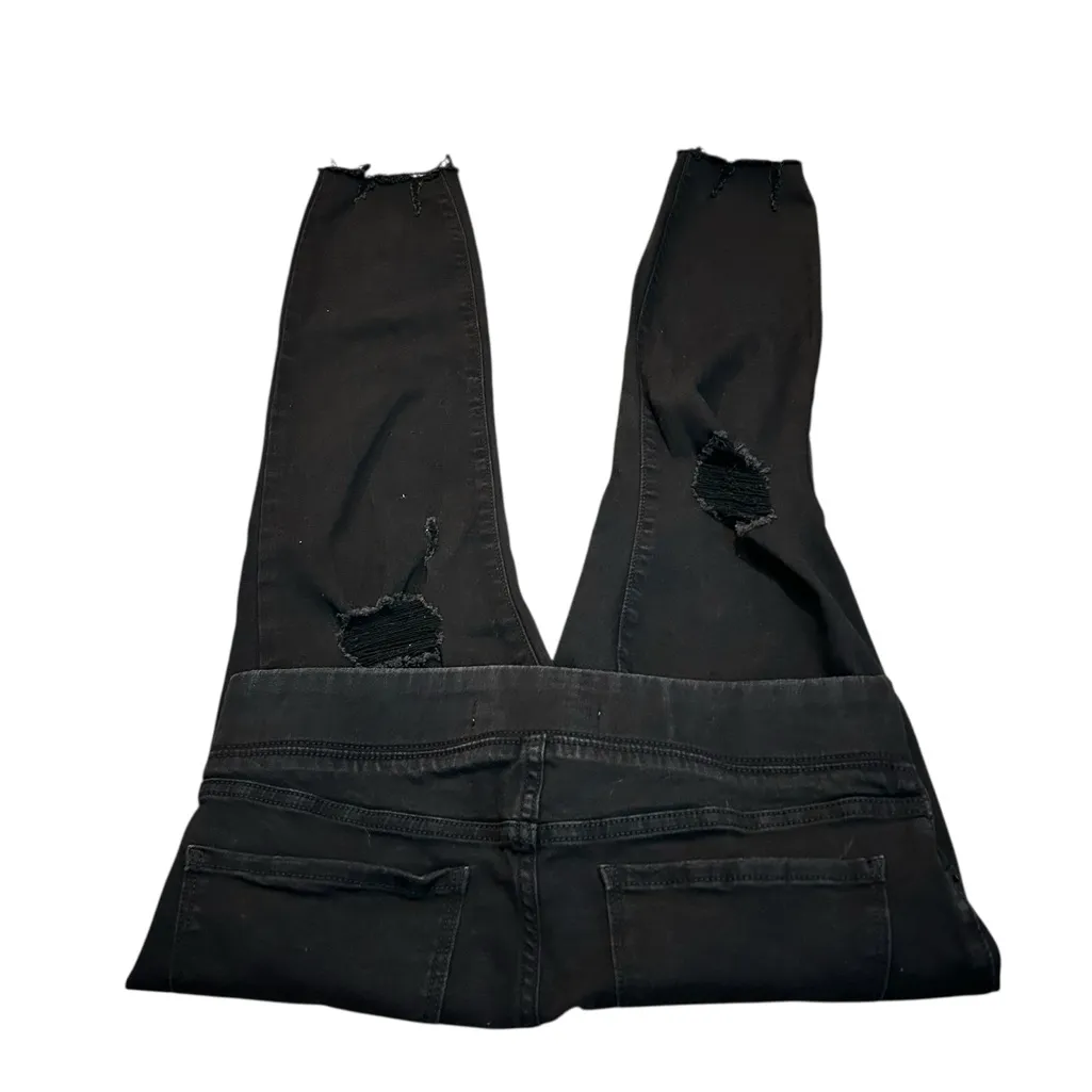 3/$15 OLD NAVY distressed black rockstar jeggings - Image 2