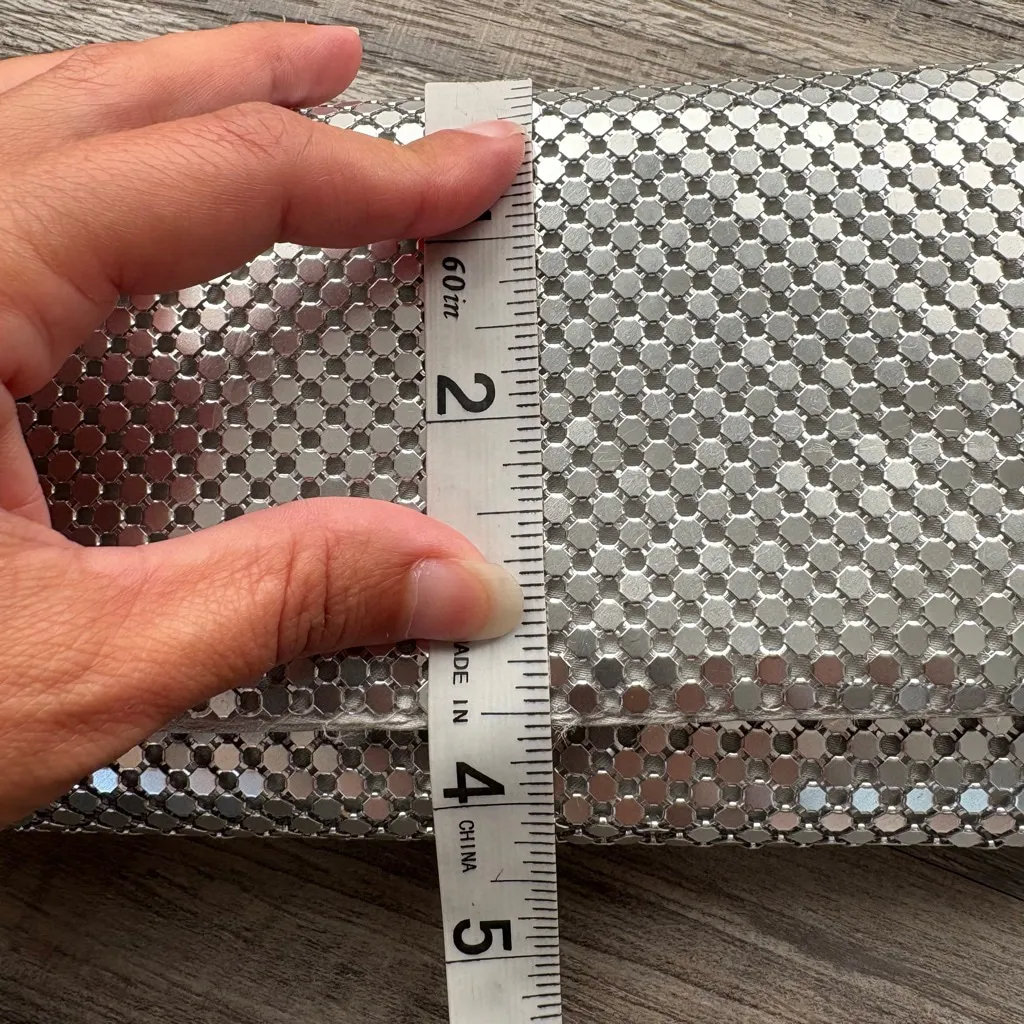 Women's Gunne Sax Silver shoulder bag Clutch Chain Bag One Size - Image 10